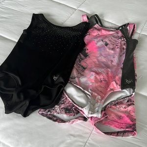 2 gymnastics leotards